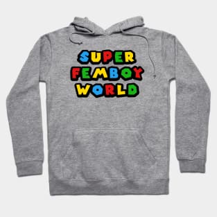 Super Femboy World - Retro Gaymer Hoodie